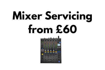 Mixer servicing starting from £60 with a Pioneer Mixer.