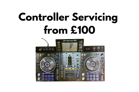 DJ controller with servicing starting from £100.